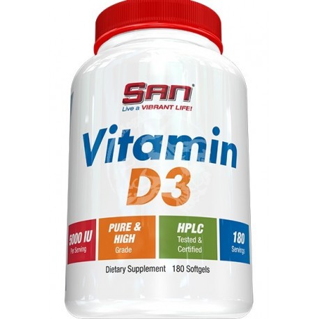 Vitamin D3 5000IU 180 капсул