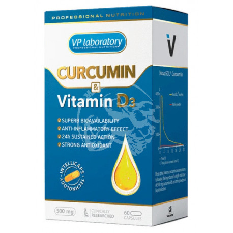 Curcumin + D3 500 mg  60 капс