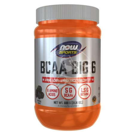 NOW BCAA Big 6 Powder, 600 грамм