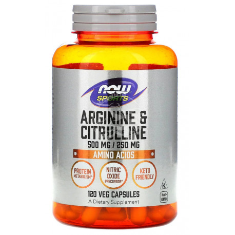 ARGININE 500 мг & CITRULLINE 250 мг 120 капс