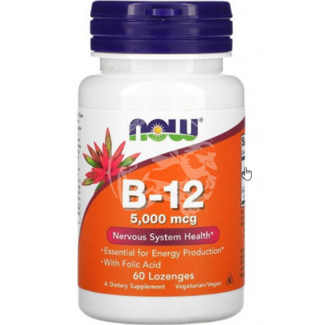 B-12 5000mcg + FOLIC 60 таб.