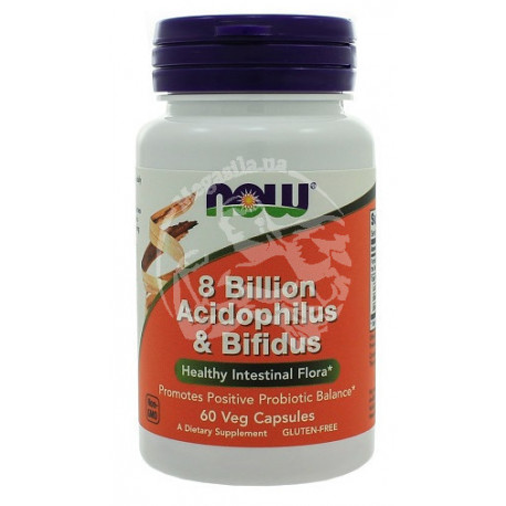 8 Billion Acidophilus & Bifidus  60 капс