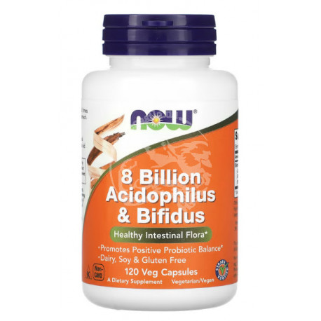 Billion Acidophilus & Bifidus  120 капс