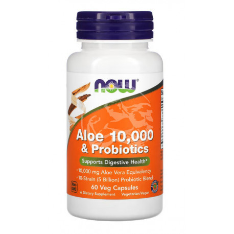 ALOE VERA 10,000 & PROBIOTICS  60 капс