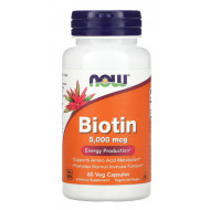 Biotin 5000 mcg  60 капсул