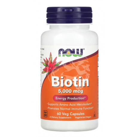 Biotin 5000 mcg  60 капсул