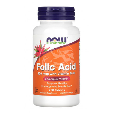 FOLIC ACID 800 mcg 250 таб