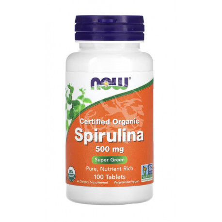 Organic Spirulina 500 mg 100 таб