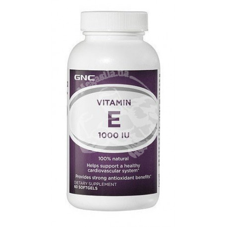 Vitamin E Natural 1000 iu 90 капс