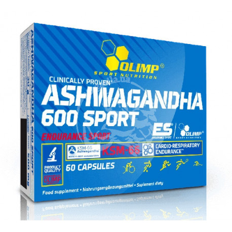 Ashwagandha 600 Sport 60 капсул