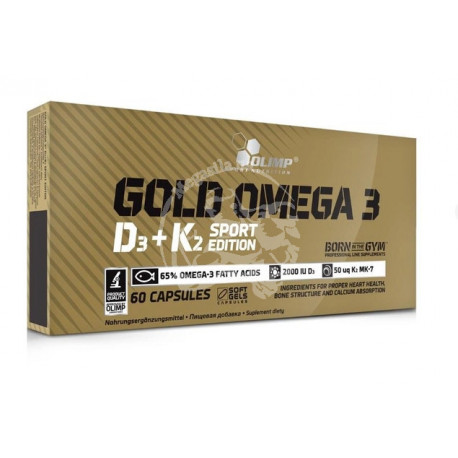 Gold Omega 3 D3+K2 Sport Edition  60 капсул