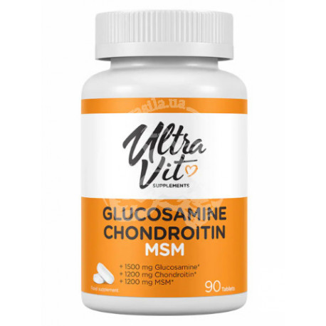 ULTRAVIT Glucosamine Chondroitin MSM  90 таб