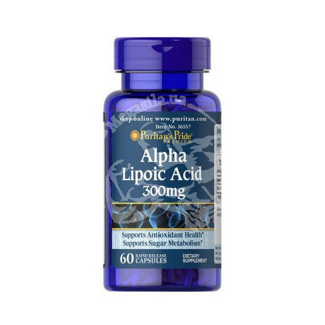 Alpha Lipoic Acid 300 mg  60 капс