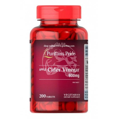 Apple Cider Vinegar 600 mg, 200 таб