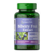 Bilberry Fruit Extract 1000 mg  180 капс