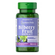 Bilberry Fruit Extract 1000 mg  90 капс