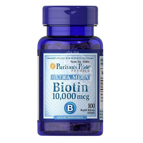 Biotin 10 000 mcg 100 капс