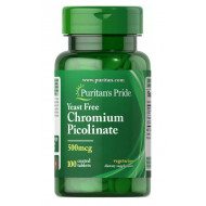 Chromium Picolinate Yeast Free 500 mcg 100 таб