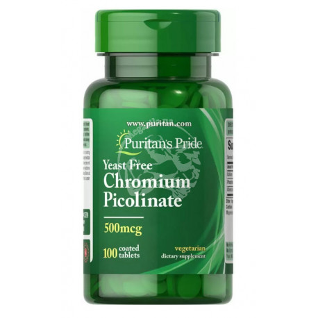 Chromium Picolinate Yeast Free 500 mcg 100 таб