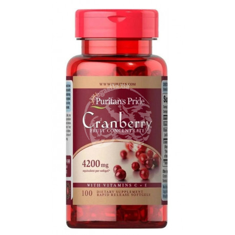 Cranberry Fruit Concentrate with C & E 4200 mg 100 капс