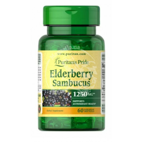 Elderberry Sambucus 1250 mg 60 капс