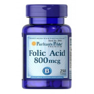 Folic Acid 800 mcg 250 таб