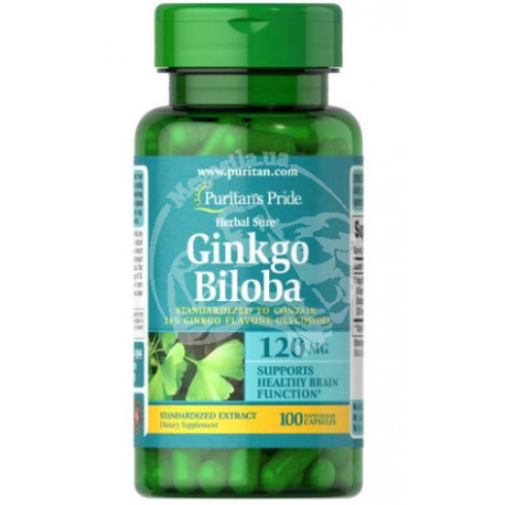 Ginkgo Biloba 120 мг  100 капс