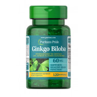 Ginkgo Biloba Standardized Extract 60 mg 120  капс