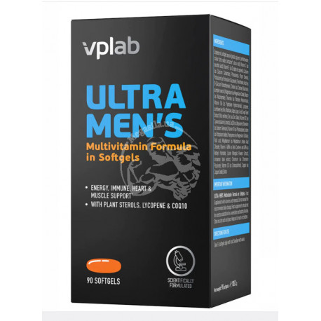 ULTRA MEN'S MULTIVITAMIN FORMULA SOFTGELS 90 капс