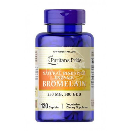 Bromelain 250 мг 300 GDU 120 капсул