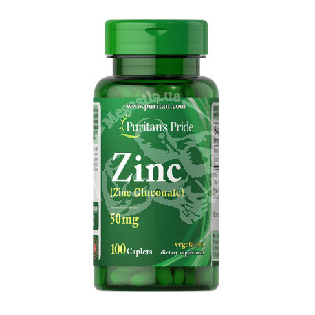 Zinc Gluconate 50 mg 100 таб