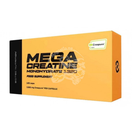 MEGA CREATINE MONOHYDRATE 1320 120 капсул (60 порций)