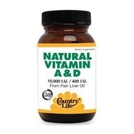 Natural Vitamin A&D 100 капс