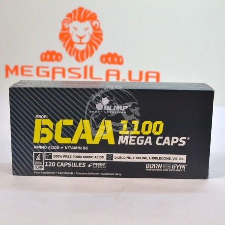 Profi BCAA Mega Caps 1100 120 капс